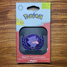PopSockets Pokemon Enamel Gengar MagSafe Round Phone Grip & Stand NEW