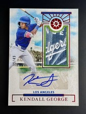 2024 Panini Boys of Summer Kendall George Prospect Material Auto Red🔴 /49 (RPA)