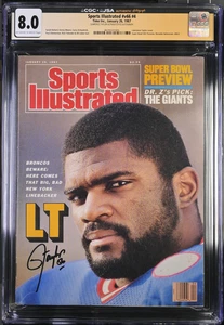 1987 SI Lawrence Taylor Signed