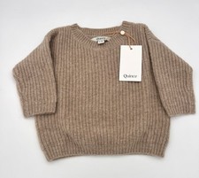 Quince Washable Cashmere Fisherman Tunic Sweater / Oatmeal / 6-9M