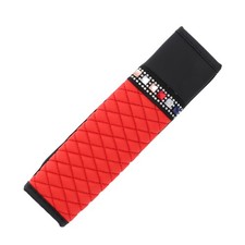 Copri cinture 6.5x23cm rosso per auto adulti e 