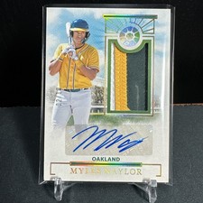 2/10 MYLES NAYLOR HOLO GOLD PROSPECT MATERIAL AUTO 2024 Boys Of Summer #PMS-MN !