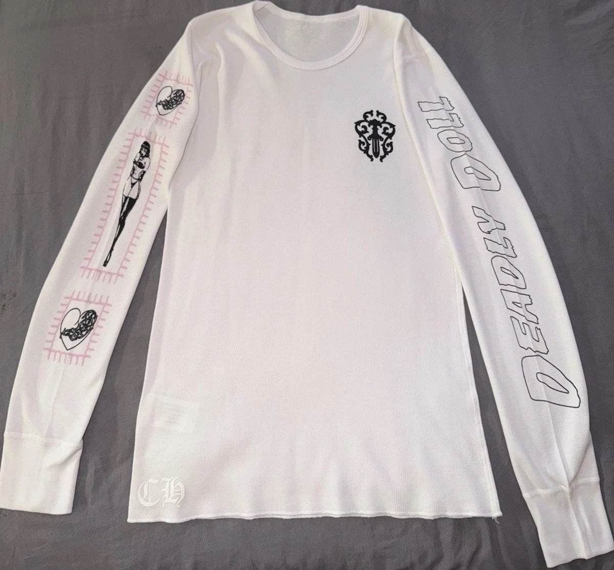 Chrome Hearts Long Sleeve Regular Size T-Shirts for Men for sale