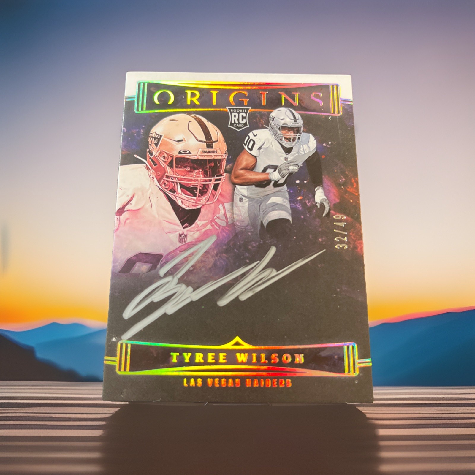 Tyree Wilson Panini Origins Origins Autographs #RATWI Silver Ink