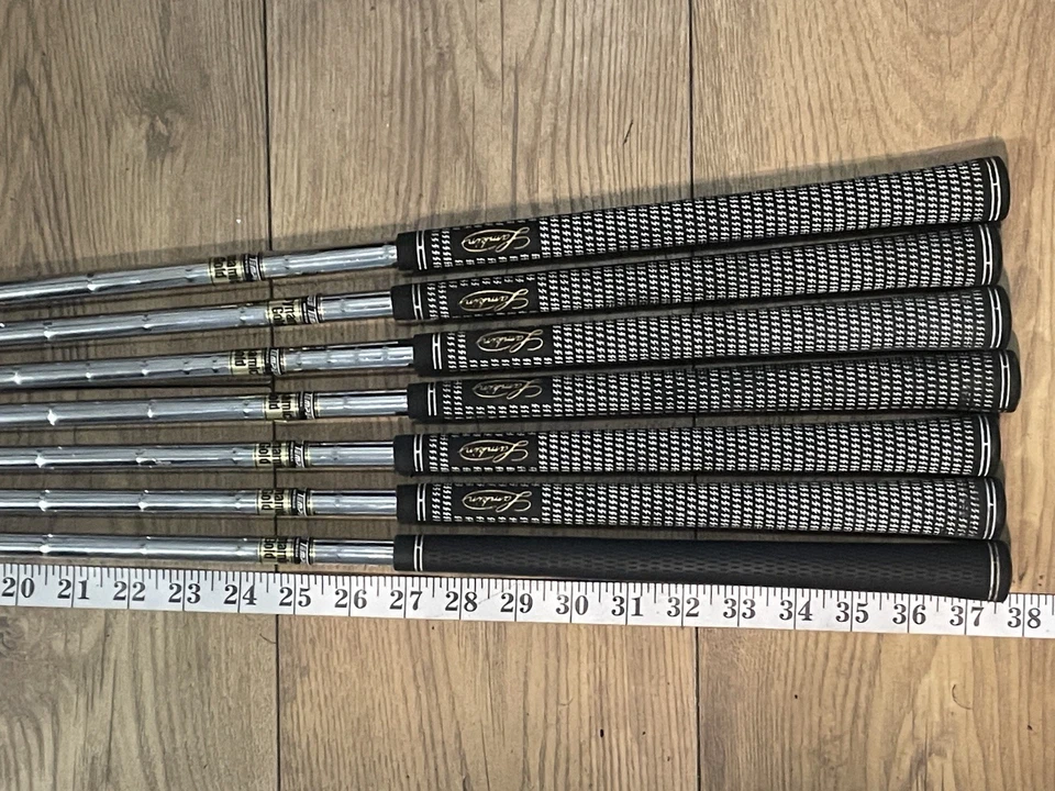 True Temper - Dynamic Gold Iron Shafts (3 - PW) Stiff Flex S300 Lamkin grips   - Image 2 of 4