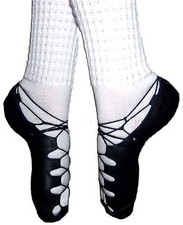 Rutherford Cavan Split Sole Irish Dance Ghillies/Soft/Light Shoe UK Child 12.5