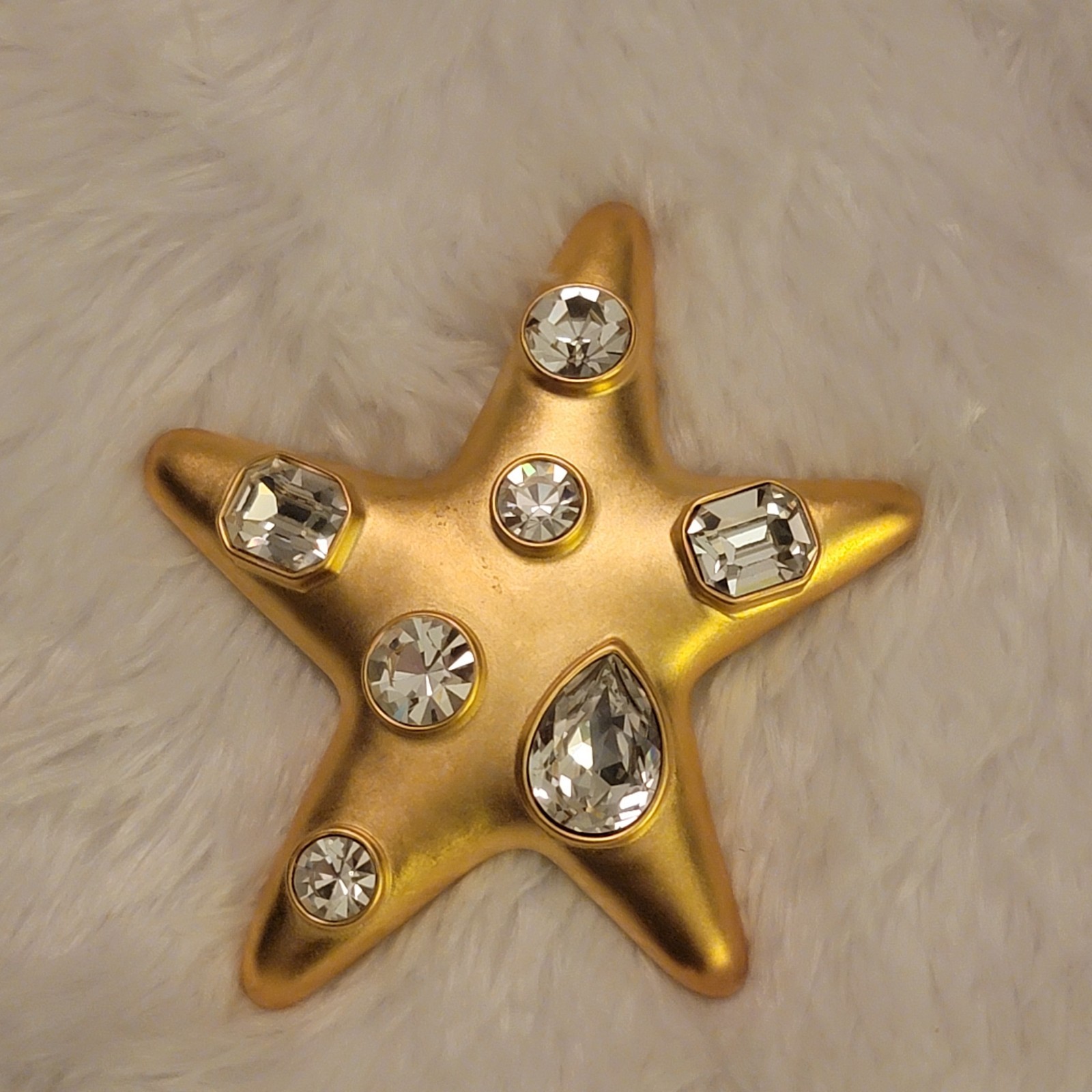 KENNETH Jay Lane (KJL) gold-plated crystal starfi… - image 2