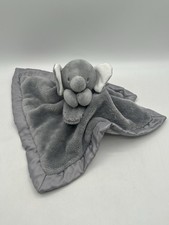 Carter  s Gray Plush Elephant Security Blanket Baby Lovey Grey Just One You