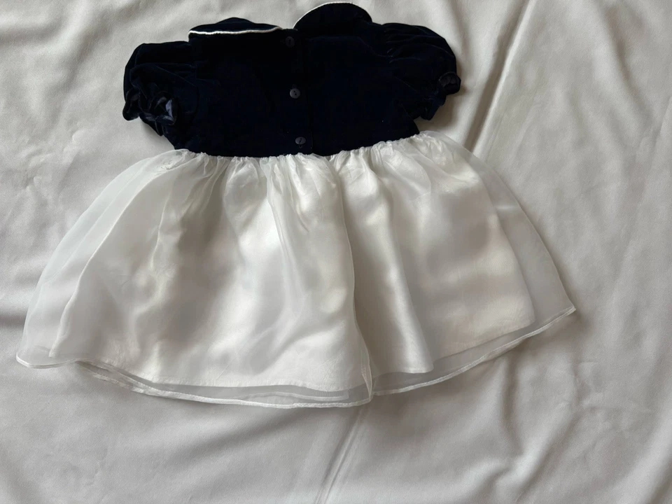 Vintage Baby Girls SOPHIE ROSE Formal Church Party DRESS Holiday size 18mo USA - Image 3 of 4