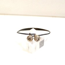 Signed Qing Dynasty Sterling Silver Pumpkin Bells Baby Bangle Marked