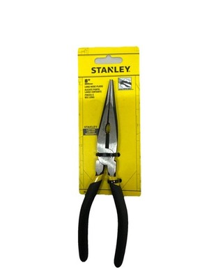 Stanley 84 101 6'' Long Nose Pliers   Fixed Joint Needle Nose Hand Tool