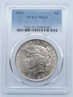 1923 P Peace Silver Dollar $1 PCGS MS63 - U1149