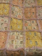 Vintage Toy Baby Rag Quilt 2