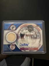 2025 Topps Finest - Jhonkensy Noel /99 Rookie Autograph Relic RAJR-JN Guardians