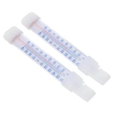  2 Pcs Refrigerator Temperature Gauge Freezer Equipment Food Thermometer