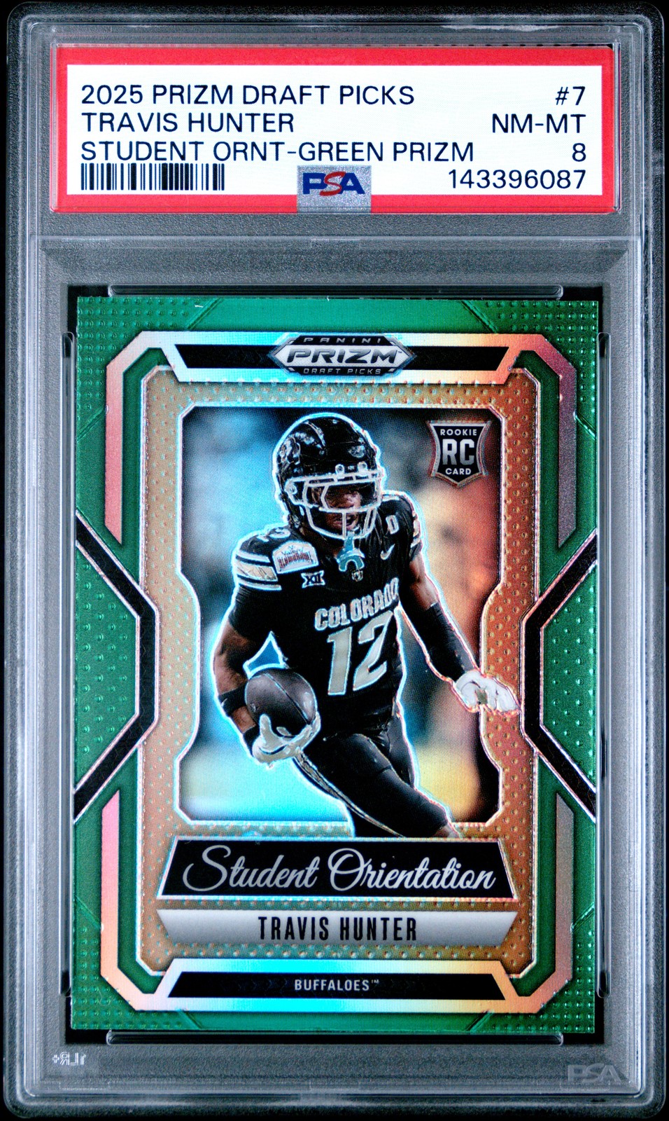 Travis Hunter Panini Prizm Draft Picks Student Orientation #7 Base