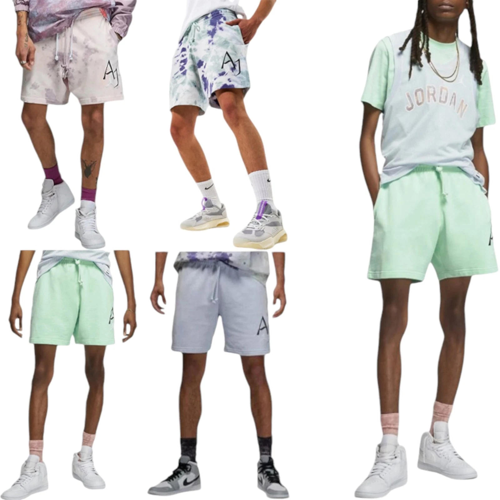 Nike Mens Shorts Air Jordan Summer Half Pants Gym Sweat Loose Fit New S-2XL