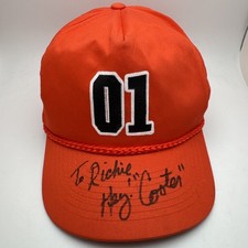Dukes Of Hazzard 01 SnapBack Hat Cap Ben Jones “Cooter” Signed  Autograph