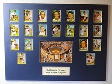 1966 TOPPS BALTIMORE ORIOLES 12x16 TEAM PHOTO WORLD SERIES CHAMPS NICE 
