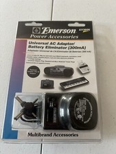 Emerson Power Accessories Universal AC Adapter Battery Eliminator 300mA NEW