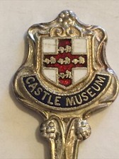 Vintage Souvenir Spoon Collectible Castle Museum York England