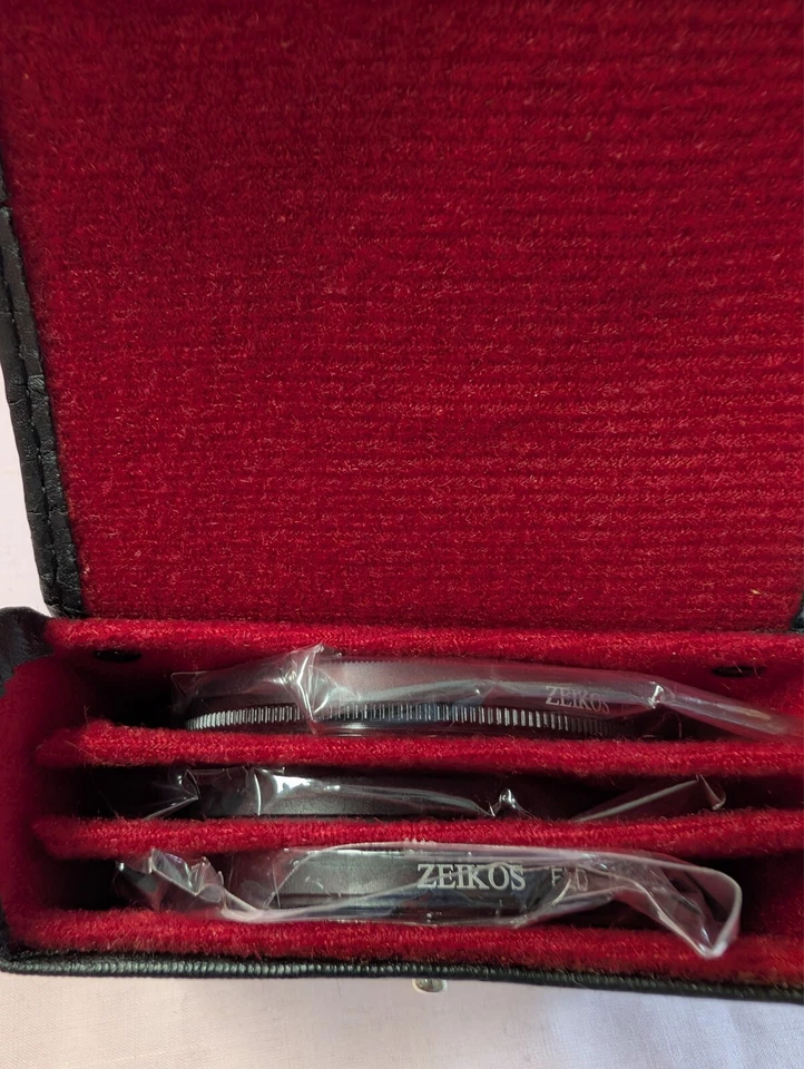 Zeikos camera lens and filters lot with carry case - Image 2 of 4