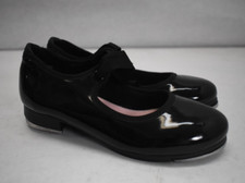 Tan Eurotard Girls Lindy Patent Leather Tap Shoe Euphonix Taps Girls Shoe 13M