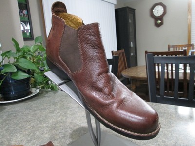 Brown Leather Chelsea Boots 28003 Size 
