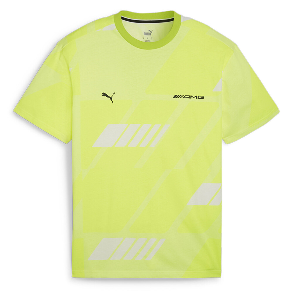 Puma Amg Statement Графическая футболка с круглым вырезом и коротким рукавом, мужская повседневная футболка размера XL