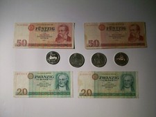 4 Geldscheine  Berlin  DDR Ostalgie mit Wasserzeichen , Sammlung 4 S. M&uuml;nzen
