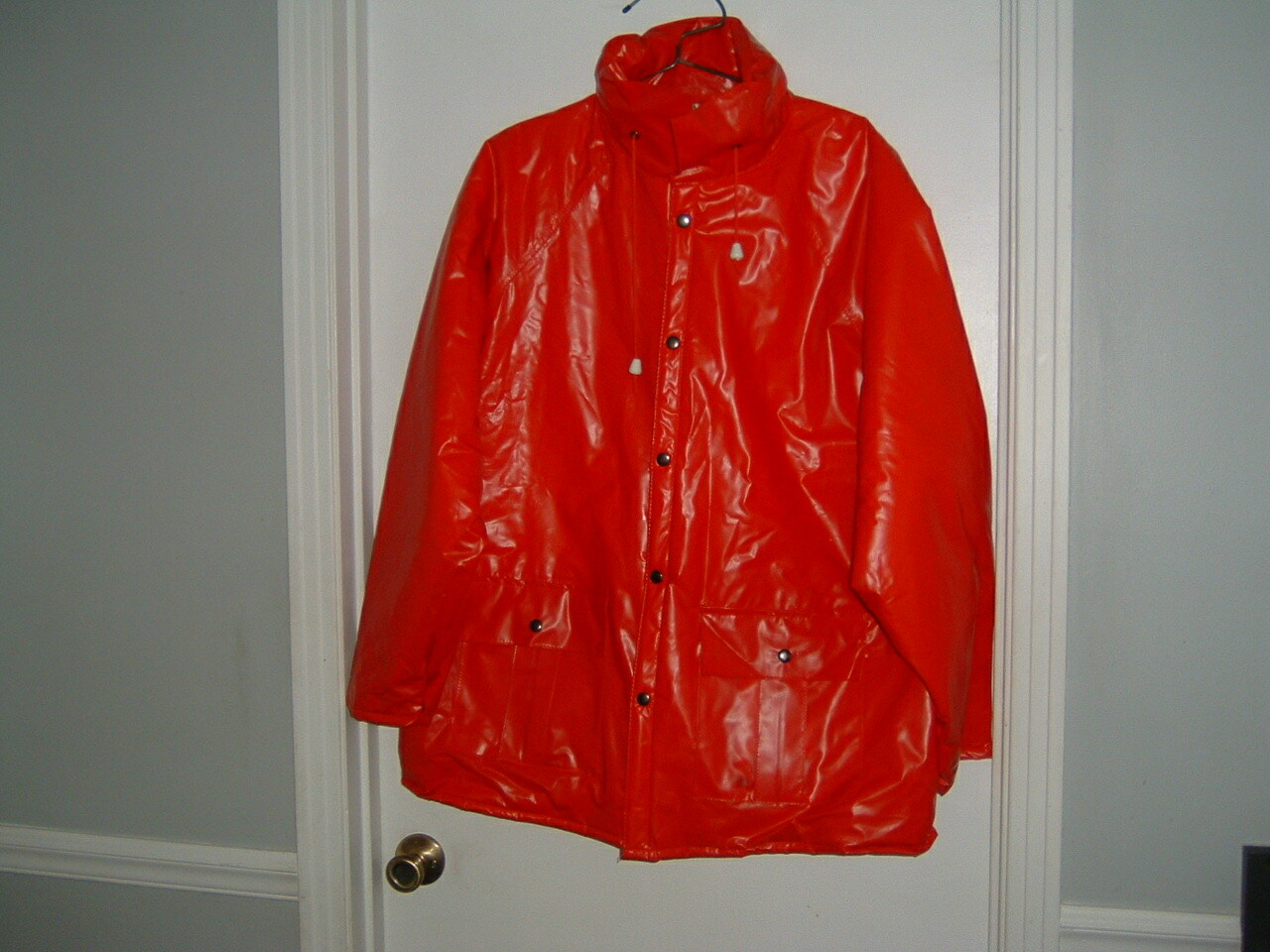 DUCK BAY hunting jacket raincoat with hood like new,… Gem