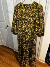 Women’s New Without Tag FARM RIO  Star Fruits Maxi Dress