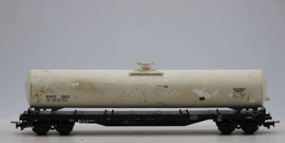 HO Scale German Flat Car with a BADX 1002 Single dome Load Marklin 1:87 Scale