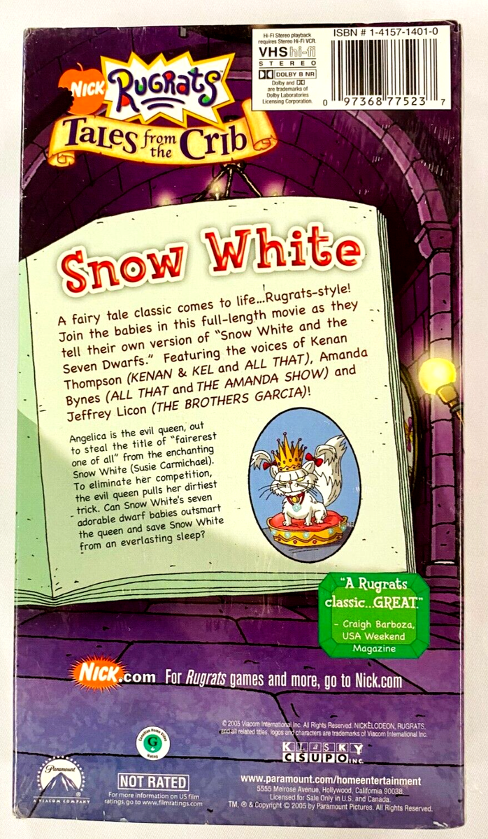 Rugrats: Tales from the Crib: Snow White (VHS, 2005) - Nickelodeon