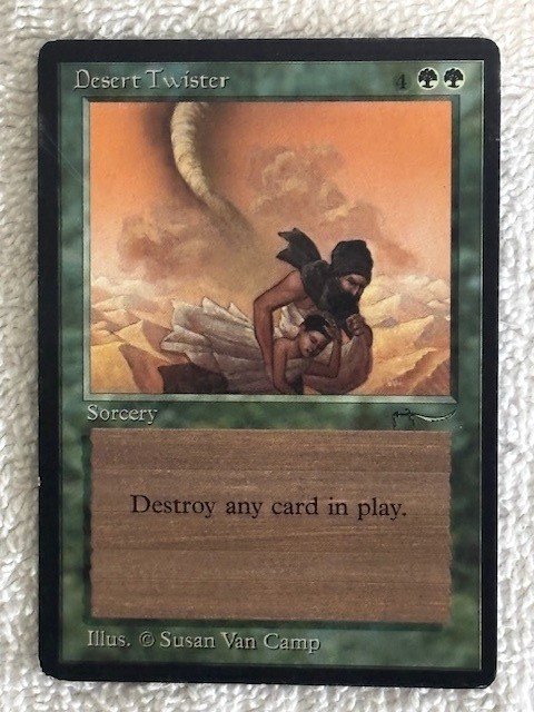 MTG 1993-Arabian Nights-Original-Uncommon -Desert Twister-LP
