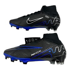 Nike Zoom Superfly 9 Elite FG Black Chrome Hyper Royal DJ4977-040 Men's Size 7.5