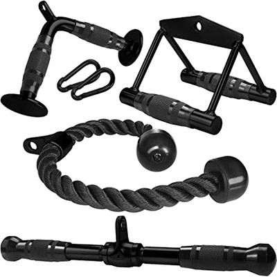 Cable Machine Accessories for Weight Lifting, LAT Pull down Attachment V Handle,