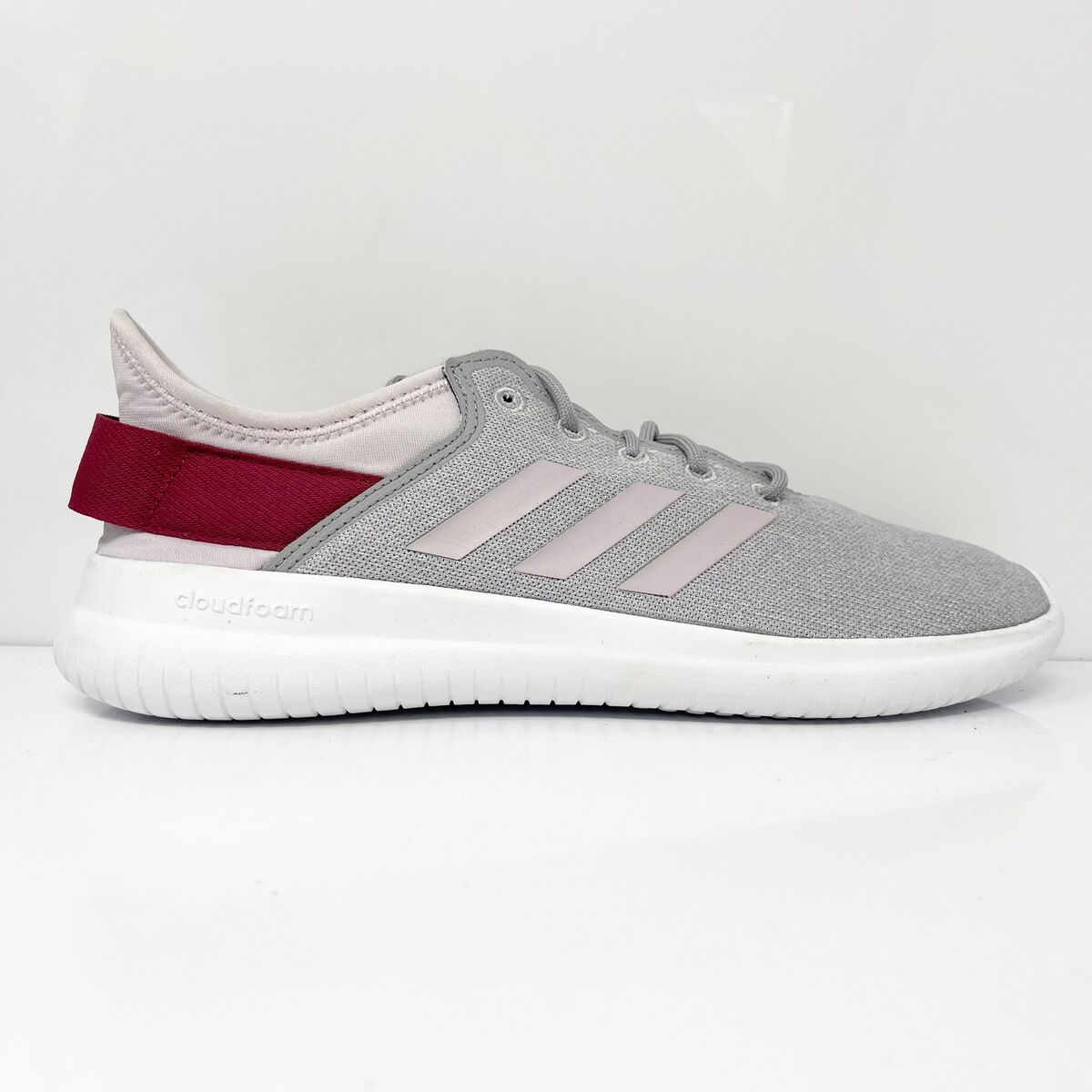 mostaza Poderoso distancia Adidas Womens CF Qtflex B43754 Gray Running Shoes Sneakers Size 10 | eBay