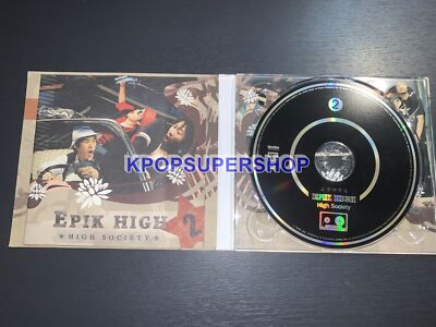 Epik High 2nd Album High Society Autographed Signed CD Great Tablo