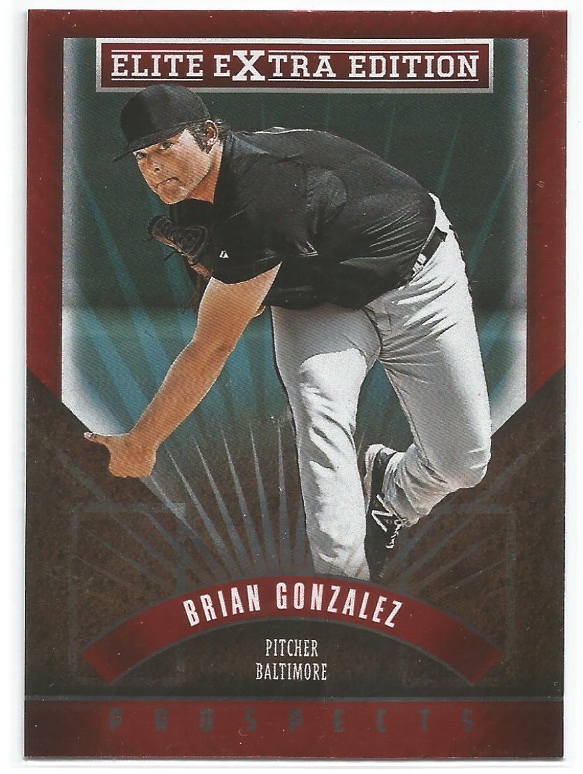 Brian Gonzalez Baltimore Orioles 2015 Elite Extra Edition 