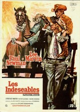 Los Indeseables (1972) Pressbook, 4 pages. PAUL NEWMAN, LEE MARVIN. En espanol.
