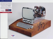 Steve Wozniak Apple I Signed Autograph 8x10 Photo PSA/DNA COA #5