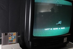 Nintendo Super Mario Bros Duck Hunt World Class Track Meet NES vintage game 1990