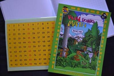 Math Exercise Book Gr. 1 and 2 with Blank/Grid Paper and teaching resources