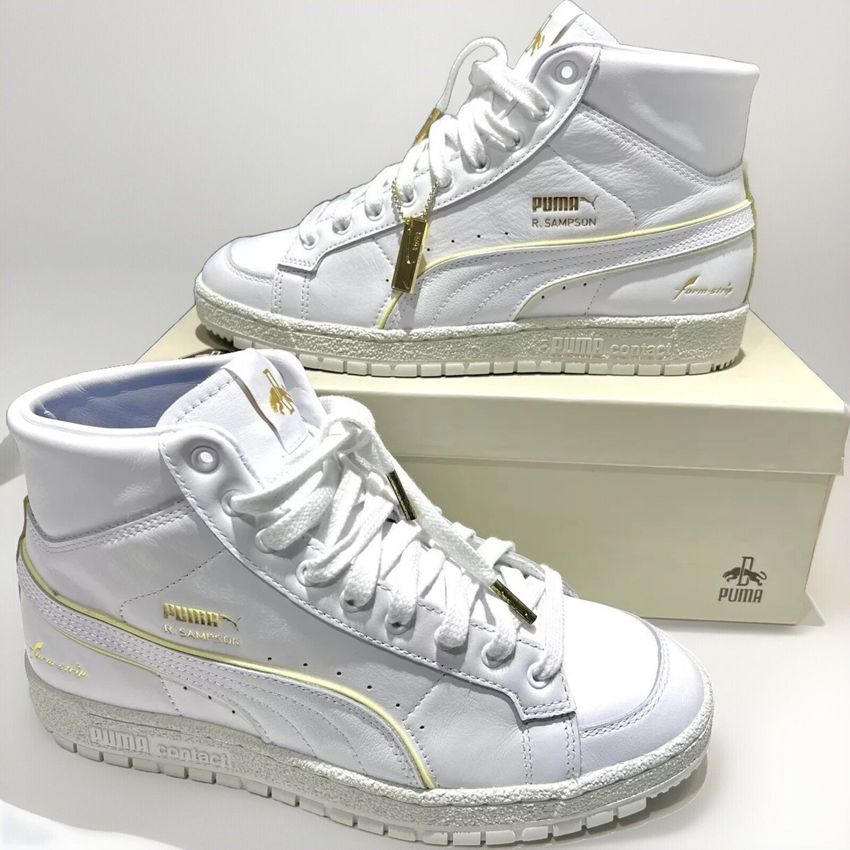 シューズ(男性用) Puma ralph sampson Puma Ralph Sampson Shock Wedge Men's Sneaker Size 8 - white