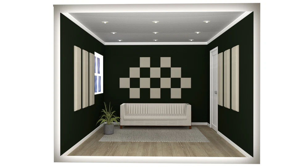 Kit de 12 habitaciones Primacoustic London | Tratamiento acústico en beige | Pro Audio LA Foto 2 de 4