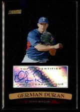 2008 Topps Stadium Club German Duran Beam Team Auto Auto Texas Rangers #BTA-GD