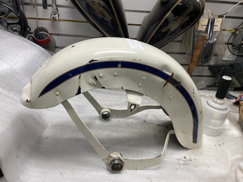 Harley Front Fender Heritage Springer Softail FLSTS Damaged parts 1997