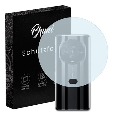 Bruni 2x Folie für Honor Magic 3 Pro Plus Lens Schutzfolie Displayschutzfolie