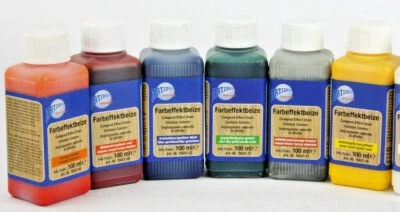 ARTIDEE Farbeffektbeize 100ml Beize Holzbeize Holz Beize Farbe schwarz orange 1L€22,50 M